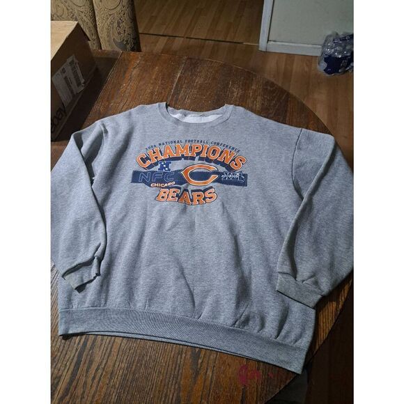 Chicago Bears 2006 National Football NFC Champions Long Sleeve Fleece Sweatshirt - Picture 1 of 4